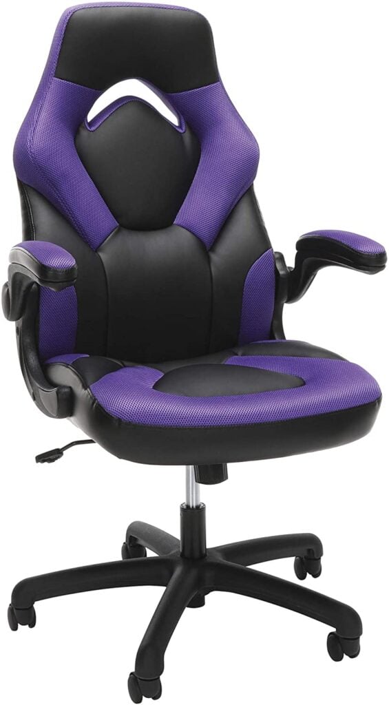 OFM ESS Collection GAMING CHAIR PURPLE, Racing Style. Gaming Chairs Under $100