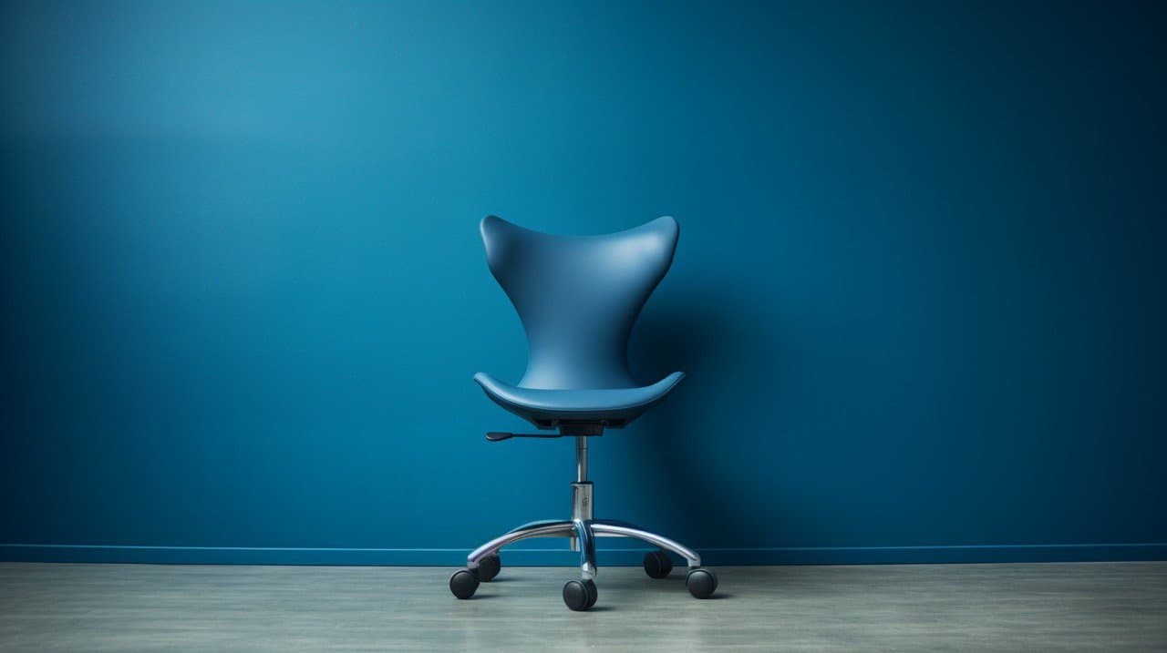 office chair advice and guides, black hag capisco office chair in a blue studio Large